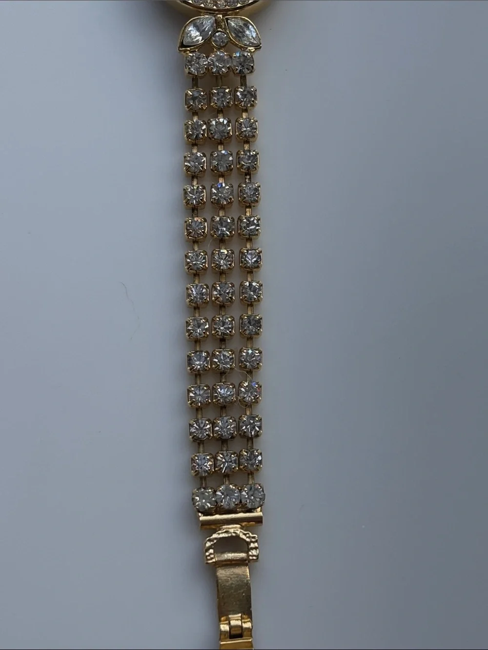 Hong Kong Vintage Mirage Gold-Tone Quartz Bracelet Watch